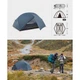 Намет двомісний ультралегкий Naturehike Mongar UL NH19M002-J 210х255х100 см 2 входи 3000 мм PU Dark Blue (6975641882596) - зображення 3