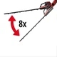 Кусторез телескопический аккумуляторный Einhell GP-HH 18/50 Li T BL-Solo длина шины 50 см без АКБ и ЗУ Красный (3410972) - изображение 5