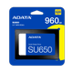 Твердотельный накопитель SSD, ADATA Ultimate SU650, 960GB, 2.5", SATA III, 3D TLC - изображение 5