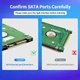 Кабель SATA 3.0 7pin 6,0 Гбіт/с 26 AWG прямий + кутовий конектор із засувками, 0.4м, Black - зображення 8