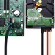 Кабель SATA 3.0 7pin 6,0 Гбіт/с 26 AWG прямий + кутовий конектор із засувками, 0.4м, Black - зображення 10