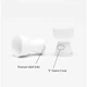 Амбушюры для AirPods Pro 1-2, комплект 4 пары, 4 размера L/M/S/XS в кейсе, White - изображение 3