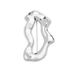 Брошь из стали BROCHE бижутерия Модерн Оазис серебристая BRSF115351 - изображение 1