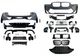 Комплект обвес X4M F98 LCI к BMW X4 G02 2019-2024 TechPro (X4MF98) - изображение 6
