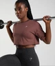 Спортивна майка для фітнесу жіноча Gymshark 194829 S Бордо (2200005144848) - зображення 2