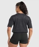 Спортивная майка для фитнеса женская Gymshark 194828 М Черный (2200005144831) - изображение 3