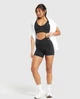 Спортивный топ для фитнеса женский Gymshark 194790 М Черный (2200005144435) - изображение 3