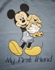 Детский лонгслив реглан для мальчика Disney 12 мес, 80 см, Голубой - изображение 3