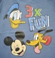 Детский лонгслив реглан для мальчика Disney 12 мес, 80 см, Синий, Микки Маус - изображение 2