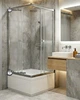 Душевая кабина 90x90х205 см Shower Saturn квадратная на глубоком поддоне матовое стекло 6 мм - изображение 2