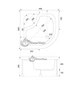Душевая кабина Shower Saturn 80x80х205 см полукруглая глубоком поддоне раздвижная матовое стекло 5 мм - изображение 9