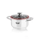 Кастрюля с крышкой Krauff Prime Chef 26-238-065 12 см 0.7 л серебристая - изображение 2