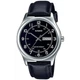 Мужские наручные часы Casio MTP-V006L-1B2, кварцевые, кожаный ремешок, водозащита 30 м - изображение 1