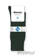 Носки хлопковые антибактериальные Steven 055 100% Cotton 38-40 Темно-зеленые - изображение 4