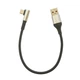 Дата-кабель переходник USB - Type-C (M/M) 6A Fast Charging Silver/Black, 25 см (48964) - изображение 2