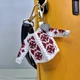 Набор для вышивания нитками на искусственной коже «Шарм для сумки – Вышиванка. Красная энергия» Wonderland Crafts FLHL-129 - изображение 1