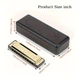 Harmonica Губна гармоніка Harmonica BMT1 10 язичків Чорний + чохол - зображення 4