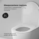 Унитаз подвесной Am.Pm Func CFA1902SC AquaSpin Rimless с сиденьем Soft Close дюропласт - изображение 5