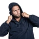 Куртка летняя Brandit Summer Windbreaker с ветрозащитными и водоотталкивающими свойствами ветровка анорак синий 3XL - изображение 7