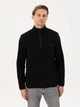 Толстовка на флисе, на молнии мужская Pierre Cardin G021SZ082-000-2096445(siyah) M Черная (8683858004691) - изображение 1