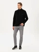 Толстовка на флисе, на молнии мужская Pierre Cardin G021SZ082-000-2096445(siyah) M Черная (8683858004691) - изображение 3