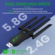 Wi-Fi адаптер AC1200 WiFi5 USB 3.0 5Ггц+2.4Ггц 4 антени V2 - зображення 3