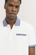 Мужская рубашка-поло Bugatti 75091C/10 8151 белый XXL - изображение 4