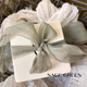Декоративна стрічка з жатого шовку VTILENE, Sage green, 1.5 см, 3 м - зображення 3