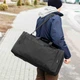 Сумка дорожная спортивная Fat Black на 60 л, черная, Оксфорд 1000Д, с резиновыми ножками (63х32х30 см) - изображение 6