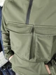 Анорак чоловічий з капюшоном на флісі Softshell хакі L 3749764s3 - изображение 15