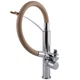 Смеситель для кухни TOPAZ MODERNO TMD-8817-H23-BG Brushed Gold однорычажный латунный высокий поворотный излив 360° для мойки - изображение 9