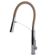 Смеситель для кухни TOPAZ MODERNO TMD-8817-H23-BG Brushed Gold однорычажный латунный высокий поворотный излив 360° для мойки - изображение 8