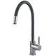 Смеситель для кухни TOPAZ MODERNO TMD-8853-H78A-PVD-GR латунный серый высокий поворотный излив 360° PVD однорычажный для мойки - изображение 1