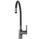 Смеситель для кухни TOPAZ MODERNO TMD-8853-H78A-PVD-GR латунный серый высокий поворотный излив 360° PVD однорычажный для мойки - изображение 5