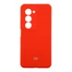 Чехол-накладка Liquid Silicone (AA) с защитой на камеру для Xiaomi Redmi 15 4G Red - изображение 1