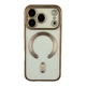 Чохол Premium TPU Metallic Chrome Full Camera with Magsafe для iPhone 17 Pro Titan - зображення 1