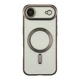 Чохол TPU Metallic Chrome Full Camera with Magsafe для iPhone 17 Air Chrome Black - изображение 1