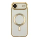 Чохол TPU Metallic Chrome Full Camera with Magsafe для iPhone 17 Air Chrome Gold - изображение 1