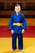 Синє дитяче кімоно для хлопчиків, дзюдо, TM BUDOGI серія BEGINNER, зріст 150 см, щільність 350 гр/м.кв. - изображение 1