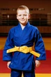 Синє дитяче кімоно для хлопчиків, дзюдо, TM BUDOGI серія BEGINNER, зріст 150 см, щільність 350 гр/м.кв. - изображение 2
