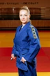 Синє кімоно для дівчат/жінок, дзюдо, TM BUDOGI серія PRO, зріст 150 см, щільність 650 гр/м.кв. - изображение 3