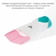 Ласты короткие Renvo Frio 33-35 детские ласты для плавания силиконовые тренировочные ласты для детей и подростков розово-белые - изображение 8