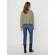Жіночий джемпер Vero Moda Vmolina Ls з високою горловиною меланж теплий XL 10252256 SAGE (XL) - изображение 3