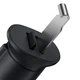 Автотримач Baseus Metal Age Gravity Car Mount Air Outlet Version чорний SUJS000001 - зображення 7