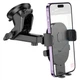 Автотримач Hoco H19 Mighty one-button car holder(center console) Чорний - изображение 4