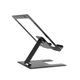 Настільний тримач XO C136 Small flat hollow all metal tablet holder Чорний - зображення 5