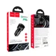 Автомобільний зарядний пристрій HOCO Z42 Light road digital display PD20W+QC3.0 USB-A/USB-C/3A чорний - зображення 2