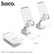 Настільний тримач Hoco PH50 Ivey folding rotatable desktop holder білий - зображення 1
