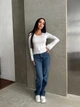 Жіноча базова кофта з мереживом Uaclothes 42-46 Молочний (like37361-177931360) - зображення 1