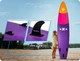 SUP Board PRO Stand UP Paddle Board Надуваний 12” 365cm 150kg Thunder - изображение 7
